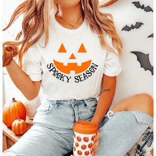 T-shirt En Tri-matière Éffrayante saison Jack-o'-lantern Halloween T-shir
