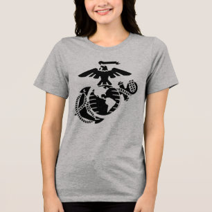 T-shirt En Tri-matière EGA à une couleur - Noir