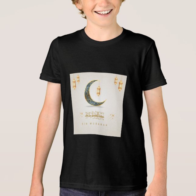T-shirt En Tri-matière Eid Moubarak (Recto)