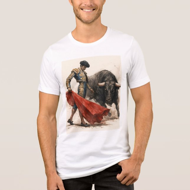 T-shirt En Tri-matière El torero y el toro (Recto)