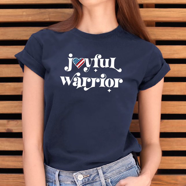 T-shirt En Tri-matière Election 2024 Kamala Joyful Warrior USA Heart Flag (Créateur téléchargé)