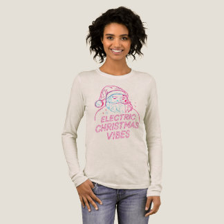 T-shirt En Tri-matière Electric Christmas Vibes Bella + Canvas Shirt – Ho