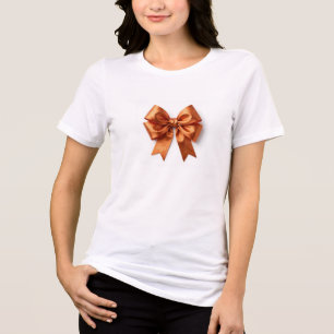 T-shirt En Tri-matière Élégant cuivre chaud et luxe de la marque de feuil