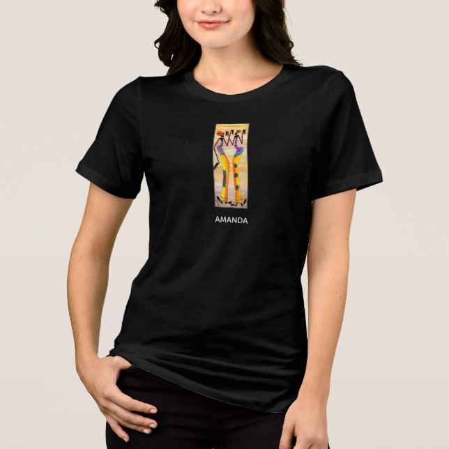 T-shirt En Tri-matière Elégant, joyeux et joyeuse danse (Recto)