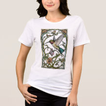 Élégante illustration de colibri botanique boho ch