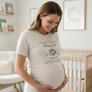 T-shirt En Tri-matière Elégante Tea Party Vintage   BABY SHOWER