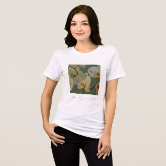 T-shirt En Tri-matière Élégantes fleurs d'orchidées | Floral inspirant