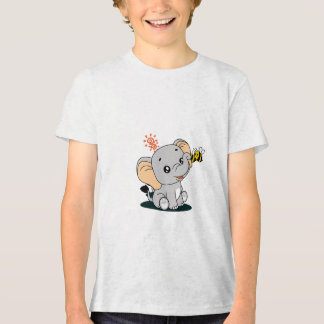 T-shirt En Tri-matière Élément de dessin animé mignon – Conception d'élép