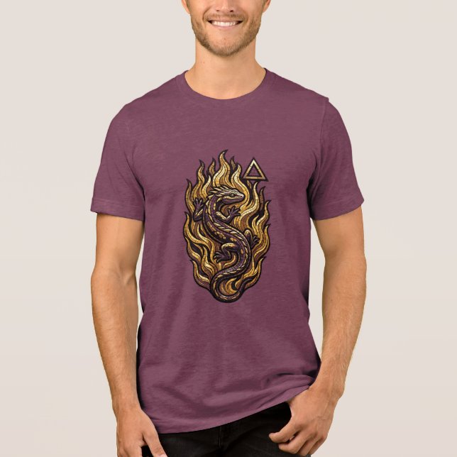T-shirt En Tri-matière Elemento Fuego (Recto)