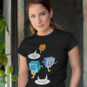 T-shirt En Tri-matière Éléments de table chimiques amusants Enseignants e