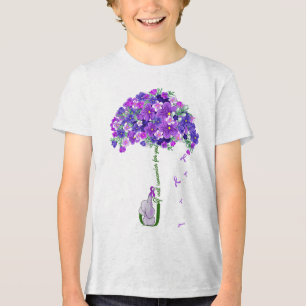 T-shirt En Tri-matière Elephant Je Me Souviendrai Pour Vous Sunflower Hei