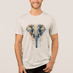 T-shirt En Tri-matière Éléphant Mystique