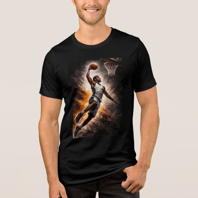 T-shirt En Tri-matière Élévation Implacable – Chemise de basket-ball Powe (Recto)
