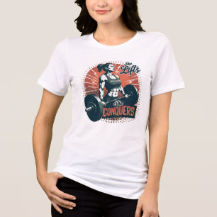 T-shirt En Tri-matière Elle Souffle, Elle Conquète
