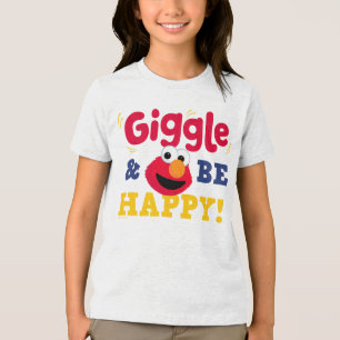 T-shirt En Tri-matière Elmo Rire et être Heureux