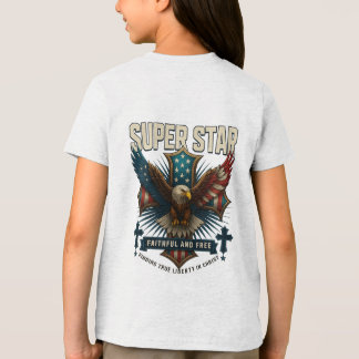 T-shirt En Tri-matière Emblème d'aigle super étoile