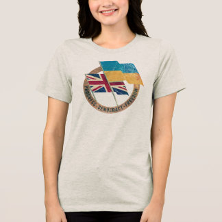 T-shirt En Tri-matière Emblème d'amitié Ukraine-Royaume-Uni