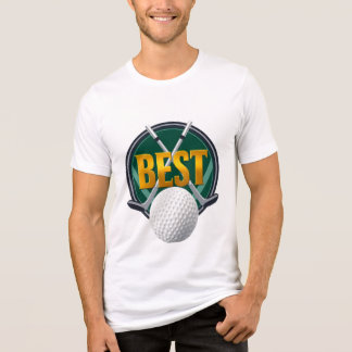 T-shirt En Tri-matière emblème de golf "Meilleur" de luxe amusant