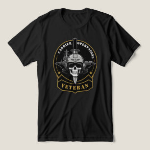 T-shirt En Tri-matière Emblème maritime vétéran des opérations de porte-a