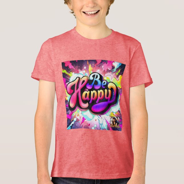 T-shirt En Tri-matière Embrasser la joie (Recto)