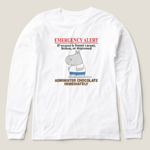 T-shirt En Tri-matière EMERGENCY ALERT CHOCOLATE by Boynton