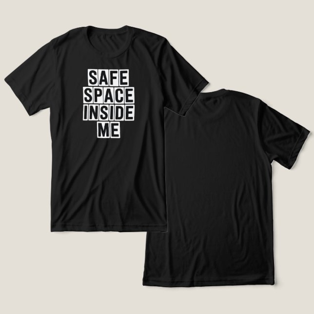 T-shirt En Tri-matière Emotional Self-Care & Safe Space  (Design Recto & Verso)