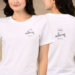 T-shirt En Tri-matière Employé blanc Nom Votre Logo Maquilleur 
