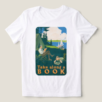 T-shirt En Tri-matière Emportez un livre Art de l'affiche vintage