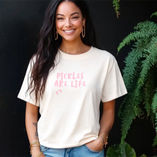 T-shirt En Tri-matière Empreinte de grossesse humoristique roseT-shirt