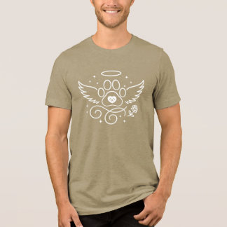 T-shirt En Tri-matière Empreinte de patte ange avec ailes et halo - Mémor