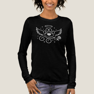 T-shirt En Tri-matière Empreinte de patte ange avec ailes et halo - Mémor