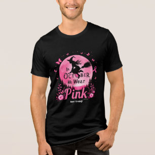 T-shirt En Tri-matière En Octobre Nous Portons Le Cancer Du Sein De Sorci