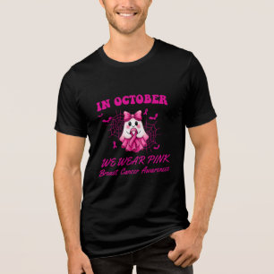T-shirt En Tri-matière En Octobre Nous Portons Le Ghost Ghost Witch Cance