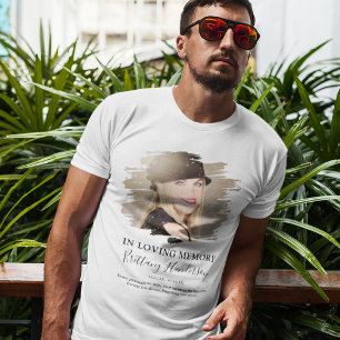 T-shirt En Tri-matière En Souvenir Affectueux Mémorial Photo