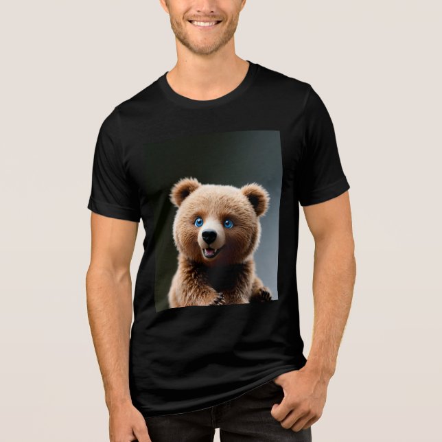 T-shirt En Tri-matière Enchantant petit ours (Recto)