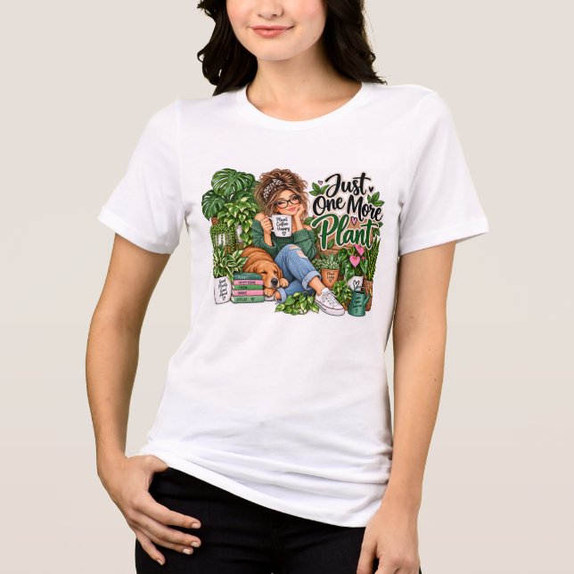 T-shirt En Tri-matière Encore une plante de plus (Recto)