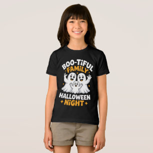 T-shirt En Tri-matière Enfant de famille en bas Halloween Tee