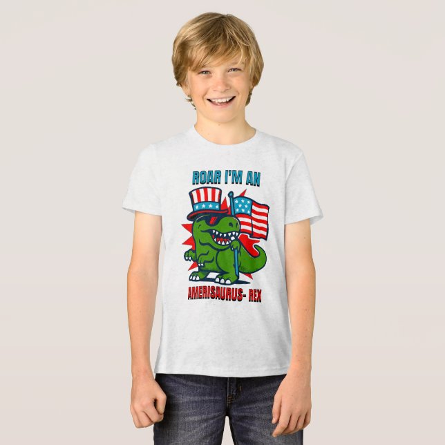 T-shirt En Tri-matière Enfants 4 juillet (Recto plein)