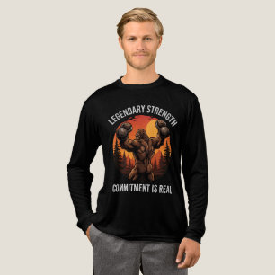 T-shirt En Tri-matière Engagement Légendaire de Force Est Réel Vie de G