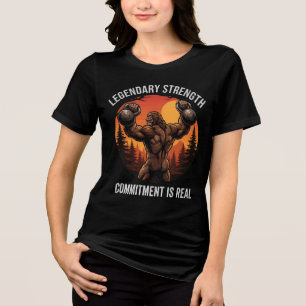 T-shirt En Tri-matière Engagement Légendaire de Force est Réel Vie de G