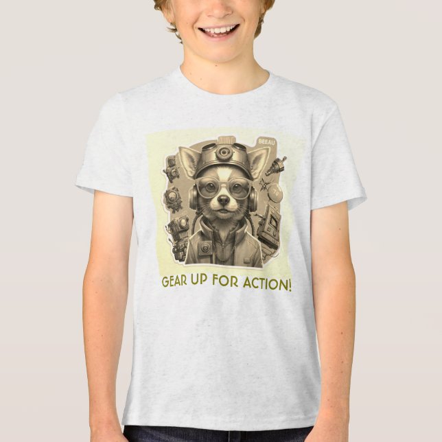 T-shirt En Tri-matière Engagez-Vous À Agir ! (Recto)