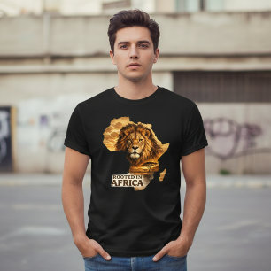 T-shirt En Tri-matière Enraciné dans le Lion d'Afrique