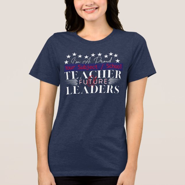 T-shirt En Tri-matière Enseignant de futurs leaders - Retraite d'enseigna (Recto)