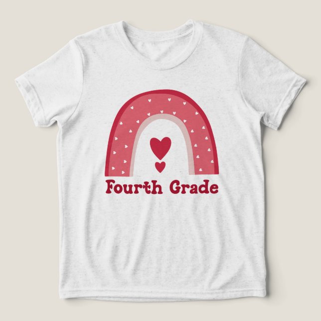 T-shirt En Tri-matière Enseignant de quatrième année | Enseignant de 4e a (Design Recto)