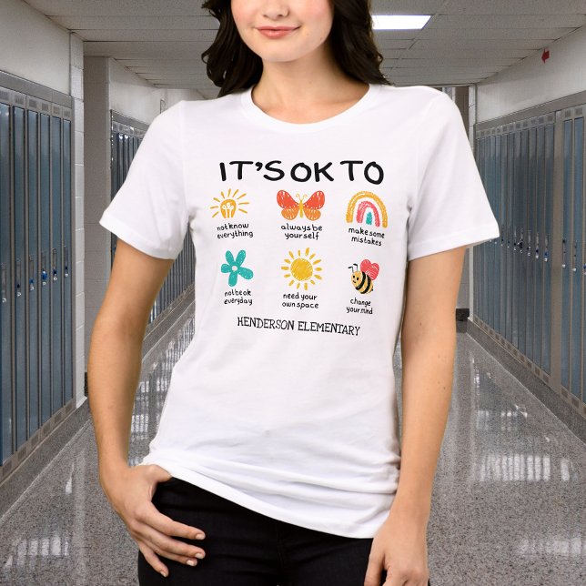 T-shirt En Tri-matière Enseignant Mignon Motivation École (Créateur téléchargé)