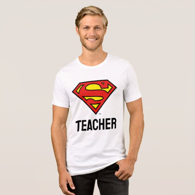T-shirt En Tri-matière Enseignant Superman S-Shield | Logo Superman (Recto plein)