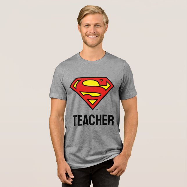 T-shirt En Tri-matière Enseignant Superman S-Shield | Logo Superman (Recto plein)