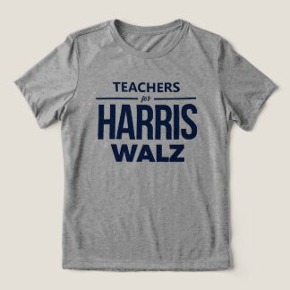 T-shirt En Tri-matière Enseignants pour Harris Walz