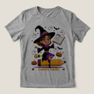 T-shirt En Tri-matière Enseigner est un cri total – Halloween Professeur
