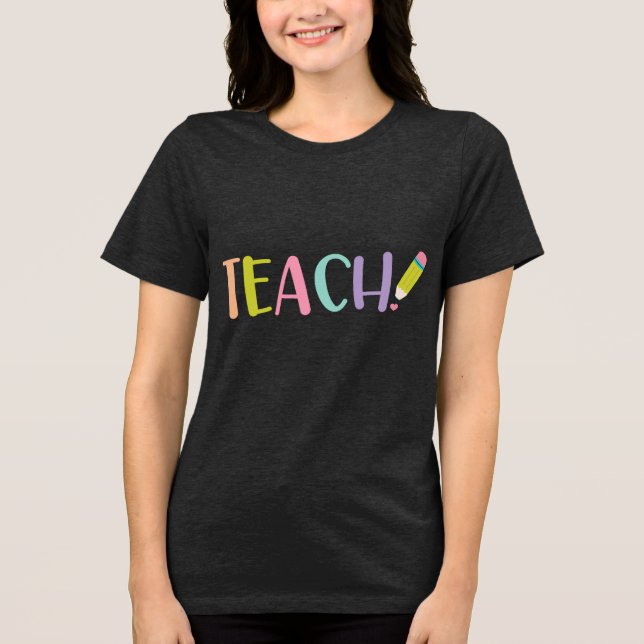 T-shirt En Tri-matière Enseigner l'enseignement du graphisme aux enseigna (Recto)